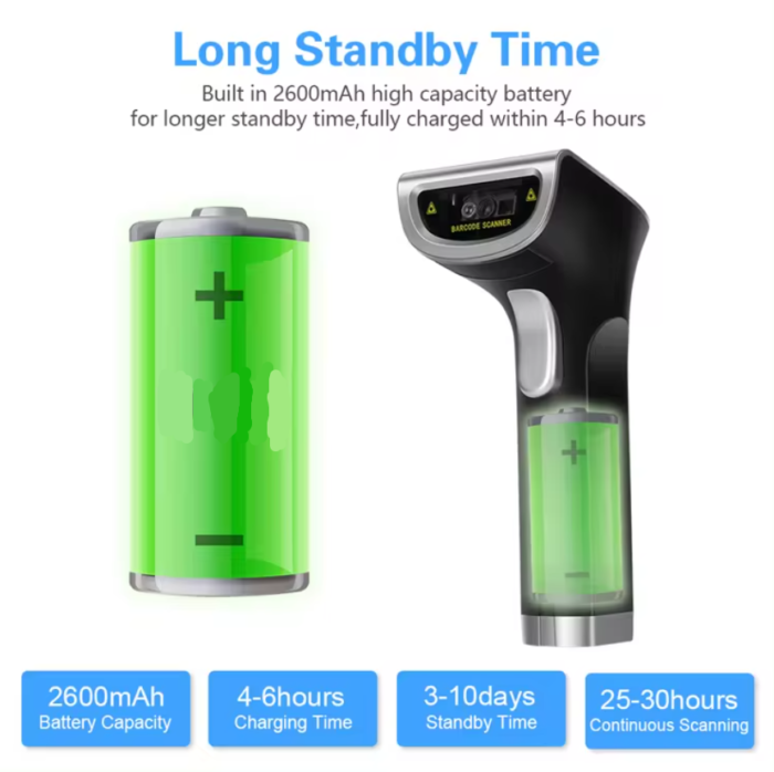 FB1200W Wireless Barcode Scanner"